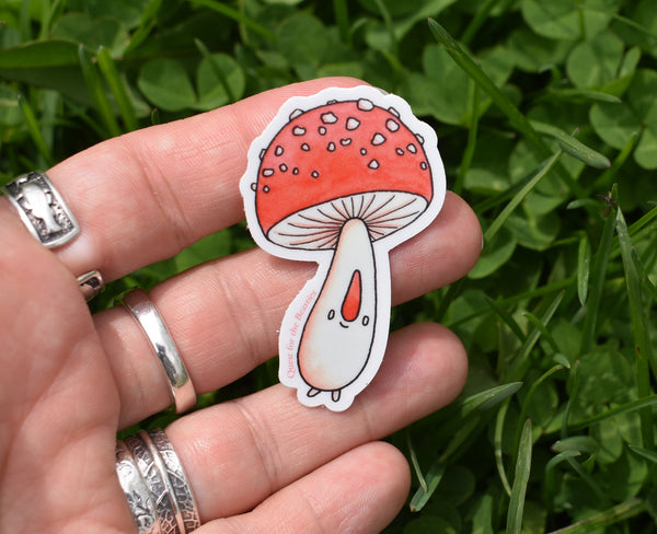 MINI Mushroom Vinyl Sticker