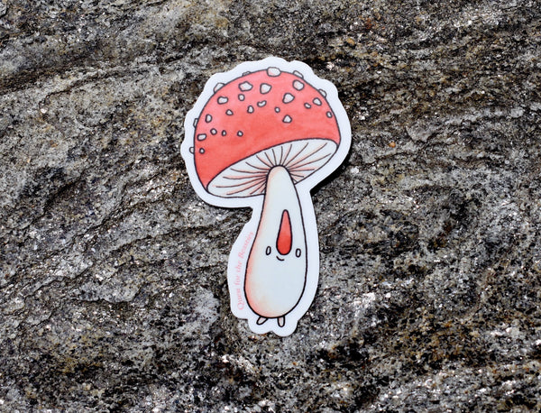 MINI Mushroom Vinyl Sticker